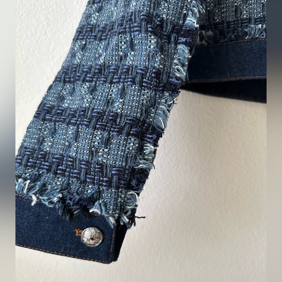 VERONICA BEARD| Santo Jacket Tweed Denim New Without Tags - Picture 16 of 16